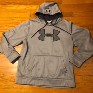 UA large gray hoodie